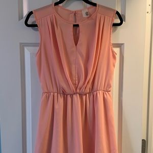 Peach dress